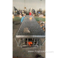 Grating machine for car washing floor grating producing